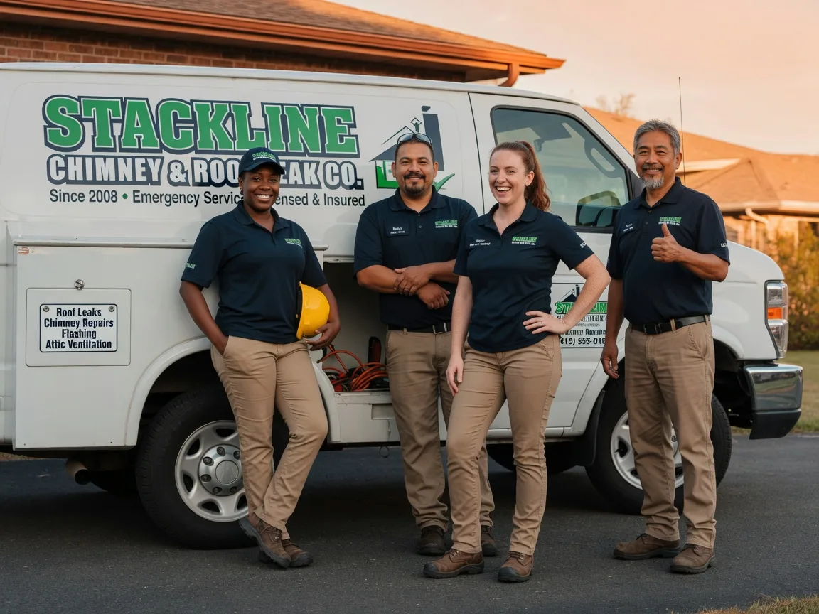 Chimney flashing repair company in Broadview, MT